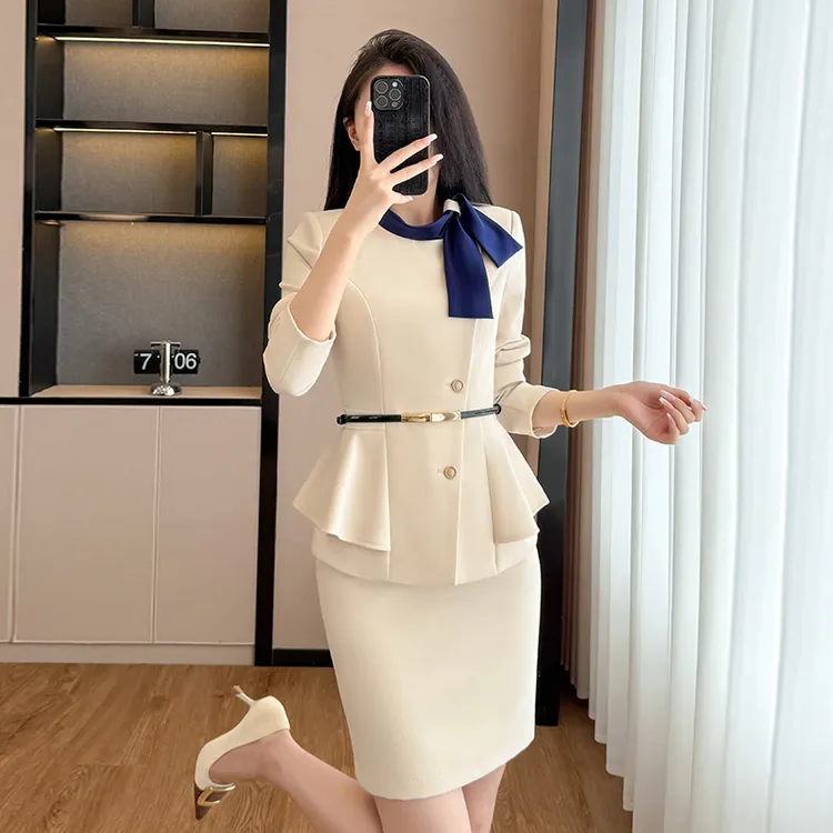 设计感气质女装西服外套2025秋季新款修身显瘦通勤百搭西装套装