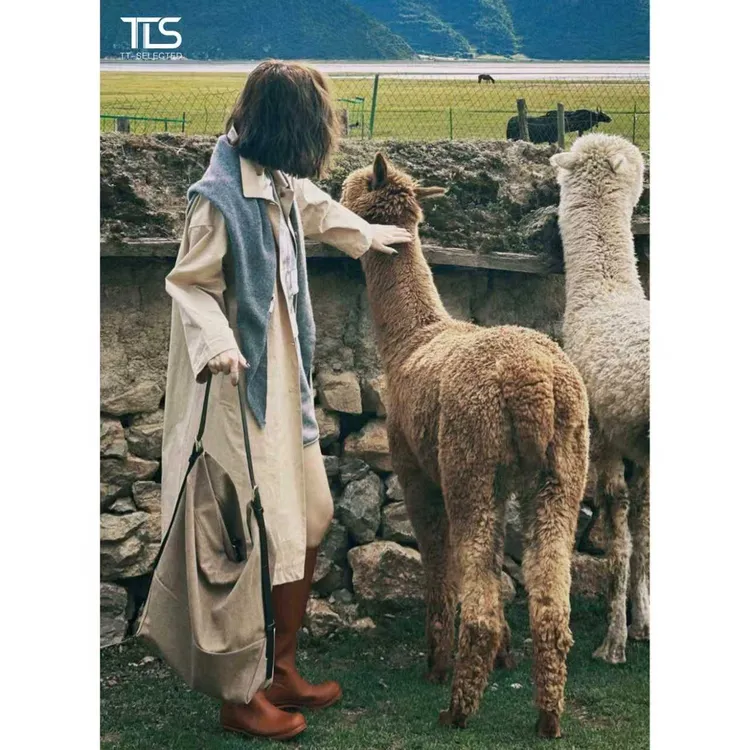 TT【伦敦风衣】100棉经典巴恩风宽松高级感中长款风衣外套FY5002