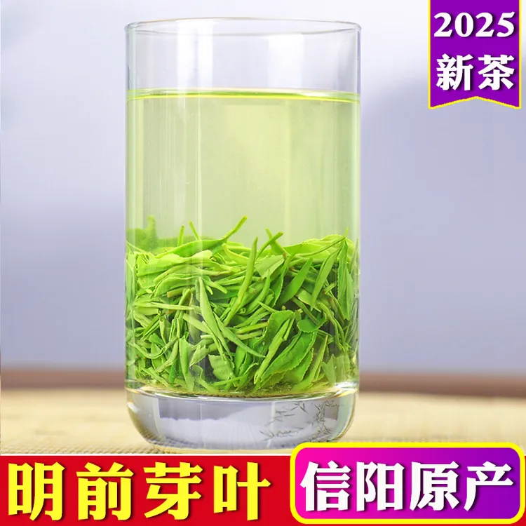 信阳毛尖2025明前芽叶高山春茶手工炒制正宗河南信阳毛尖绿茶毛尖