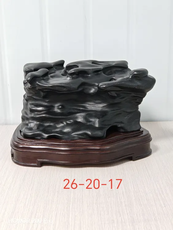 奇石天然原石广西来宾黑珍珠天然奇石家居办公桌桌面精品装饰摆件