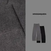 “智性通勤”极简垂感直筒休闲裤