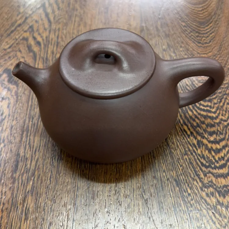 宜兴紫砂壶石瓢220cc茶具纯手工全手工