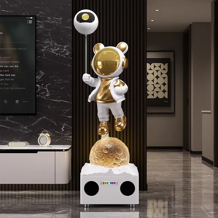 专业K歌WIFI太空人宇航员摆件沙发电视柜家居饰品乔迁新居礼物