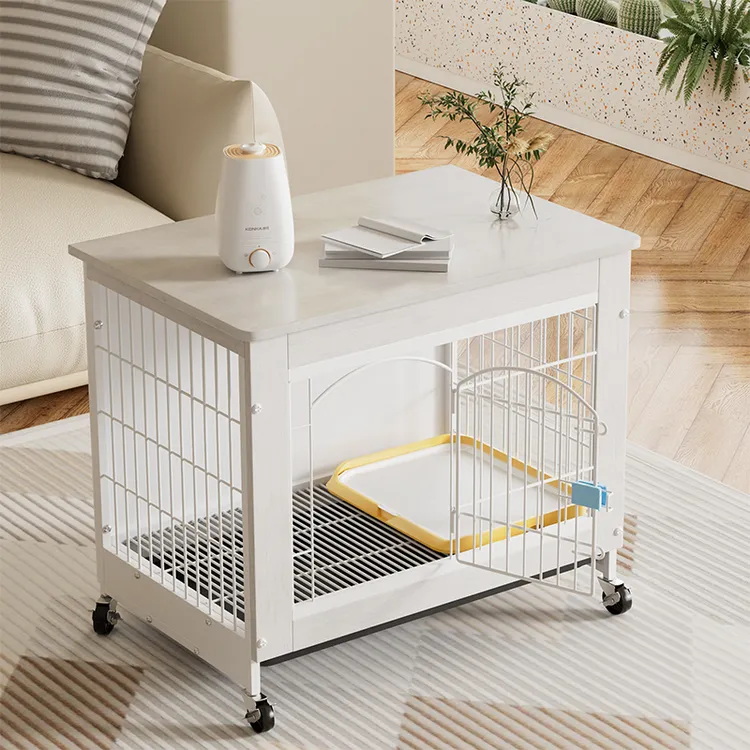 狗笼子小型犬木质宠物狗比熊泰迪家具家用室内带厕所中型别墅狗窝