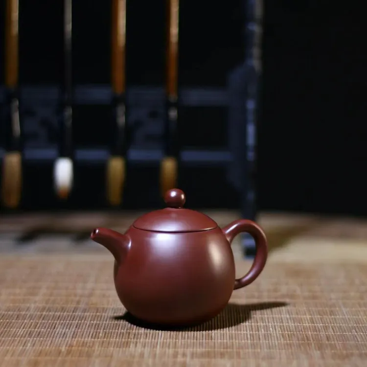 新疆包邮西藏可发紫泥龙蛋壶潮州手拉壶130cc容量功夫工夫小茶壶