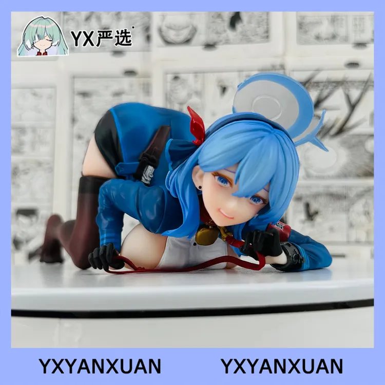 蔚蓝档案天雨亚子pure手办直播二次元美少女动漫周边桌上摆件模型