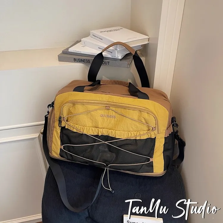 探屿高颜值大容量短途旅行包户外收纳行李待产妈咪运动瑜伽健身包