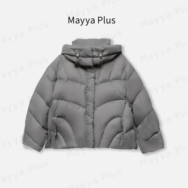 【鹅绒颂】Mayya Plus麦芽定制女款冬保暖鹅绒羽绒服外套女32546767