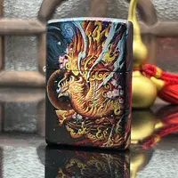 ZIPPO/之宝打火机  真彩朱雀常规包银烫印【小飞甄选】DYJ1