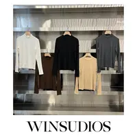 高品【WIN小众定制款】半高领百搭针织衫