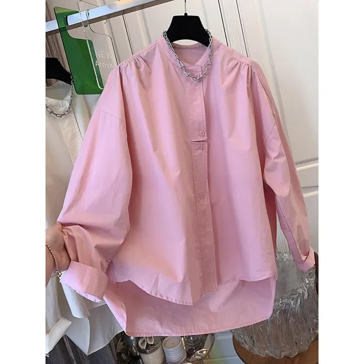 高级感超好看气质衬衫上衣女装廓形宽松休闲2025夏季新款爆款