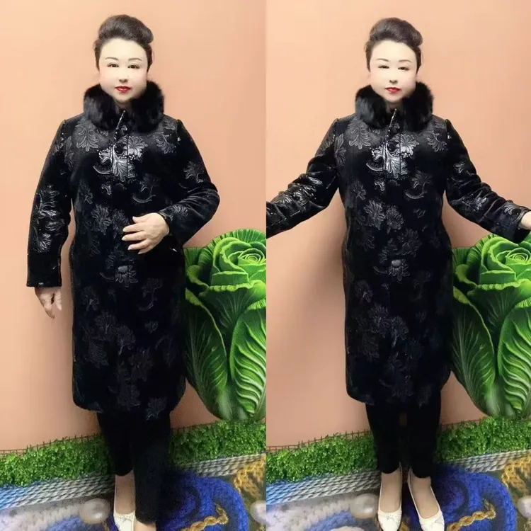 116款时尚百搭修身显瘦高端洋气棉大衣