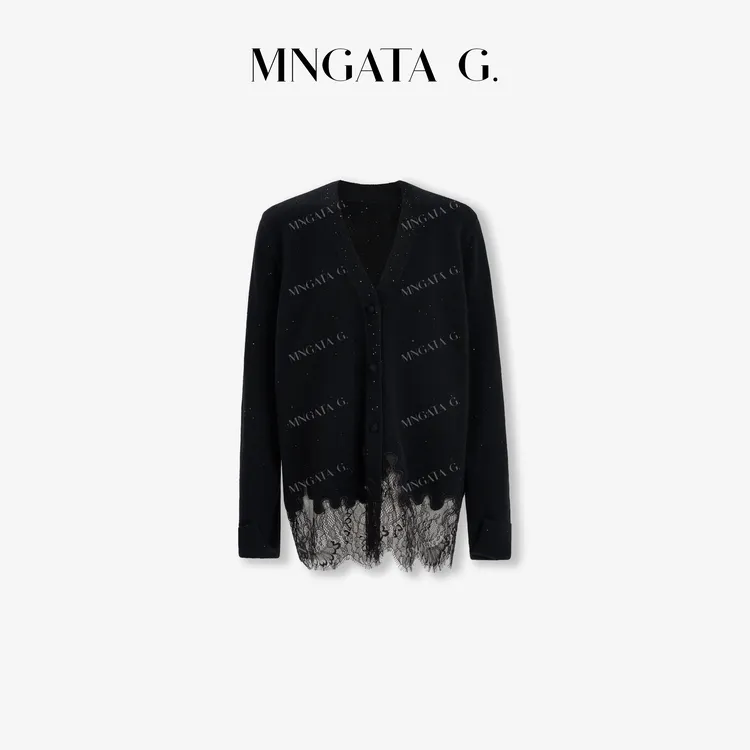 MNGATA G.宫小妍【绵羊毛·星辰】绵羊毛早秋新中式国风上衣5080167