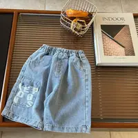 【现货】韩版儿童AEP夏款牛仔短裤
