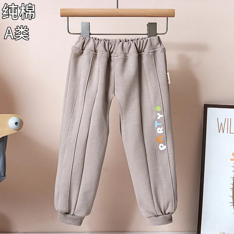 男宝宝裤子开裆春夏款宽松单层长裤外穿婴儿纯棉洋气女孩童开档裤