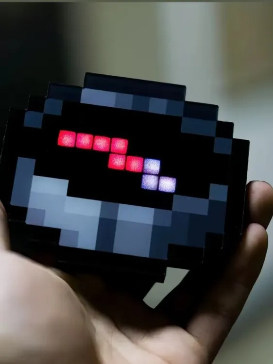 创意3D打印我的世界周边指南针玩具户外登山导航必备可动钥匙扣