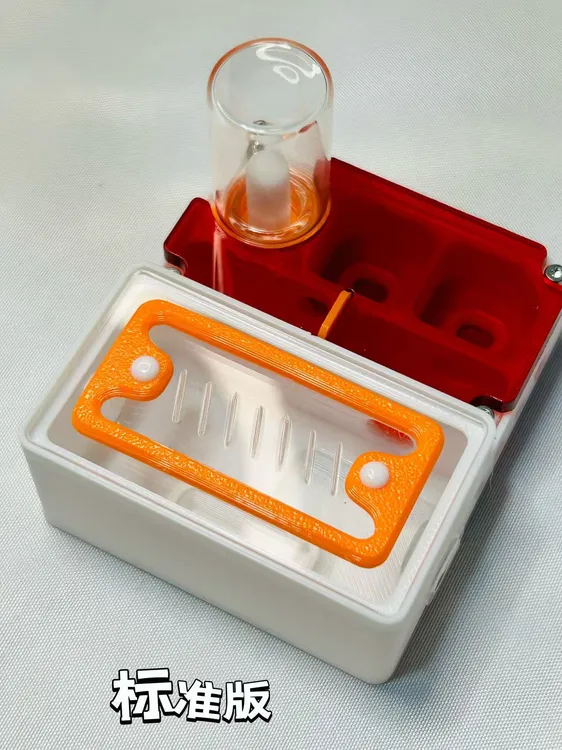 3D打印小型平面掌心小蚁巢可堆叠放干湿分离生态箱学生蚂蚁观察盒