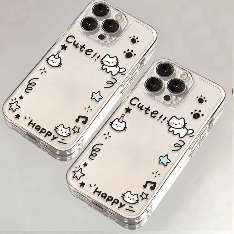 奥菲顿cute猫猫相框适用iPhone16苹果15手机壳华为vivo小米oppo套
