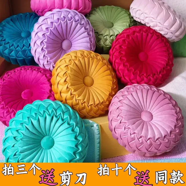 加大优惠六排线《如意枕》抱枕材料包 高档布料 <非成品>