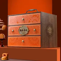 中秋月饼礼盒国风企业公司送客户伴手礼传统广式蛋黄云腿肉松莲蓉