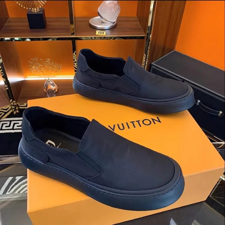 【香港QXWB&Shoes官方正品】新款男帆布鞋软底防滑一脚蹬老北京布鞋