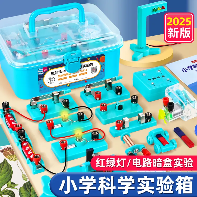 四年级下册科学电路实验套装物理实验器材儿童红绿灯电学实验