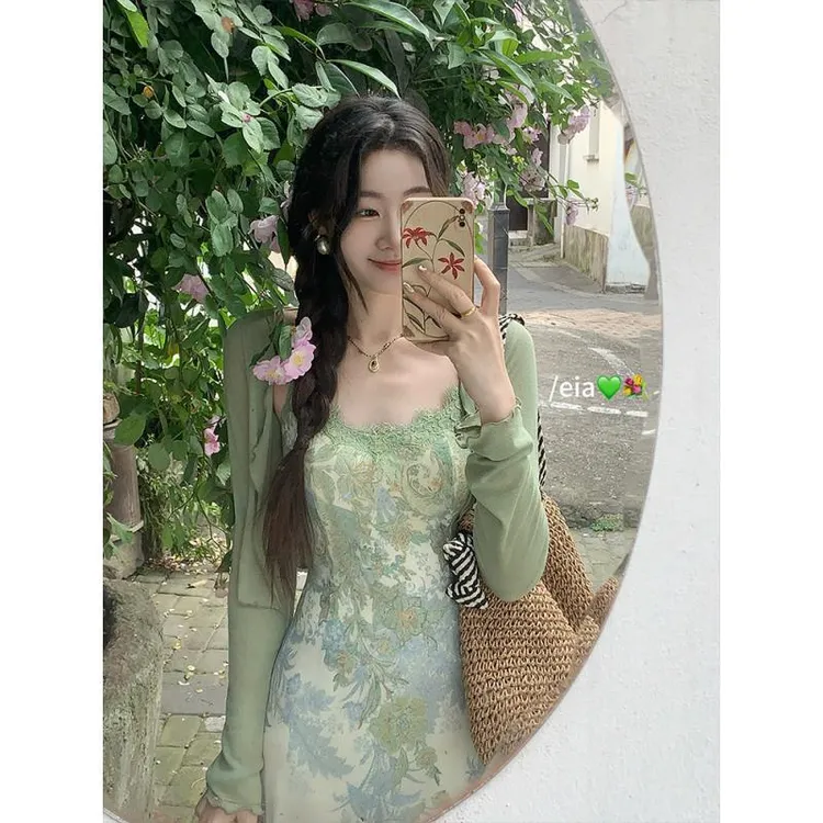 EIA一尧【花开半夏开衫】纯欲气质开衫女显瘦短款日常百搭长袖外套