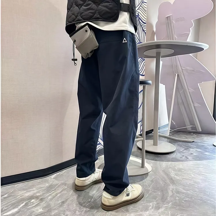 25新款机能小三角白标宽松锥形休闲裤美式工装长裤男女同款休闲裤