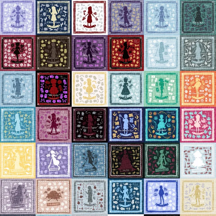 【剪影系列】-第五人格正版授权同人周边 方卡(共60个人物)