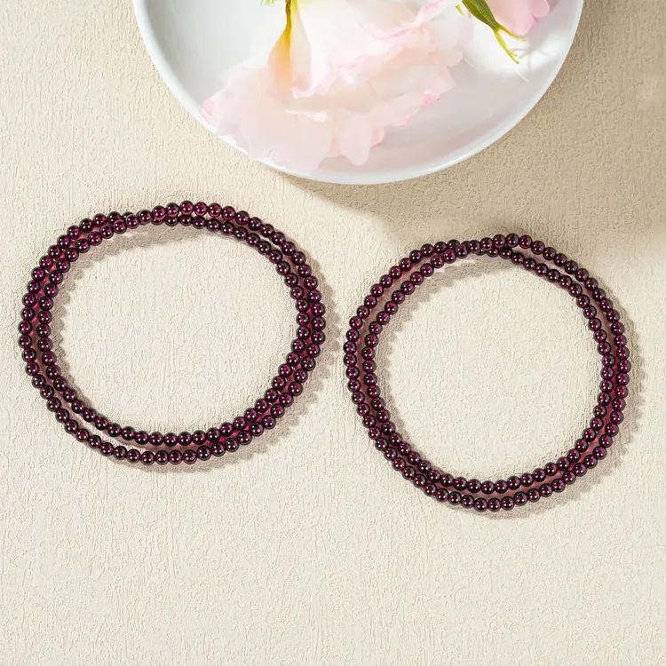 【云上叙】紫牙乌多圈手串-多样性发一件-4.5mm-V98129-M（甄选）