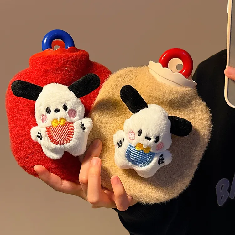 可爱热水袋注水暖水袋加厚防爆女生暖肚子热敷专用灌水颈椎热水袋