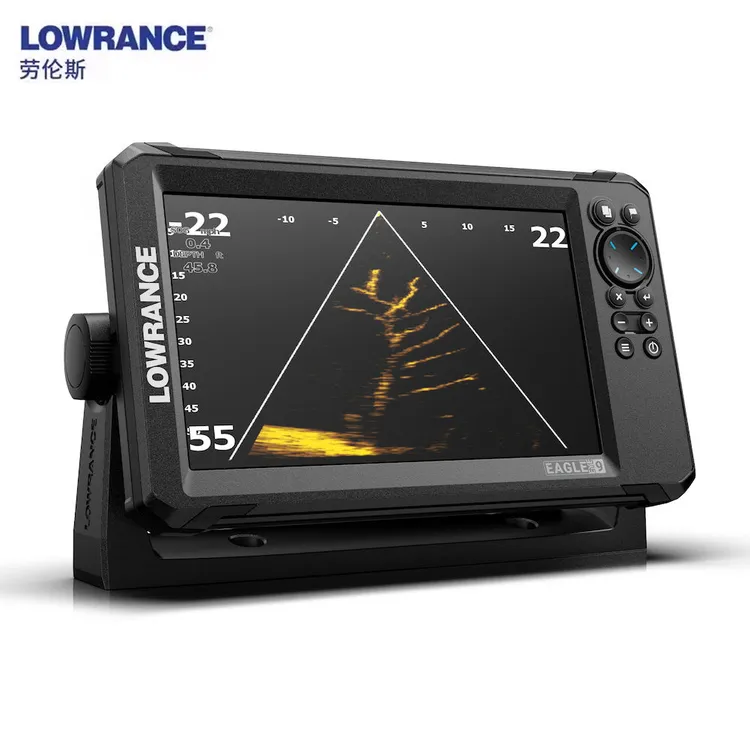LOWRANCE鹰眼9实时动态声呐便携探鱼器筏钓冰钓