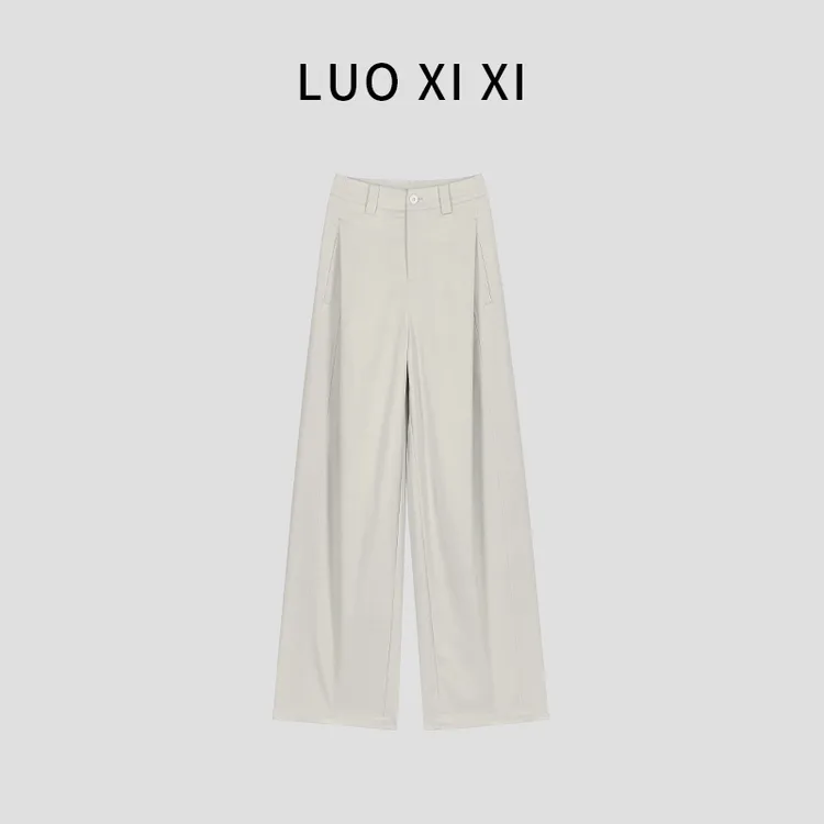 A版风琴裤~夏季薄款休闲裤压褶显瘦阔腿裤时尚女裤子