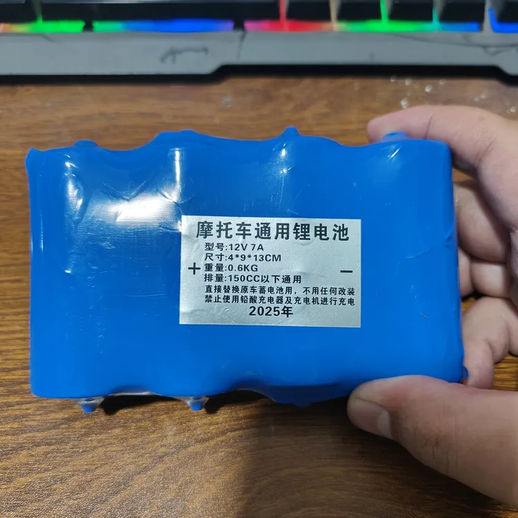 蓝皮12V磷酸铁锂蓄电池一组