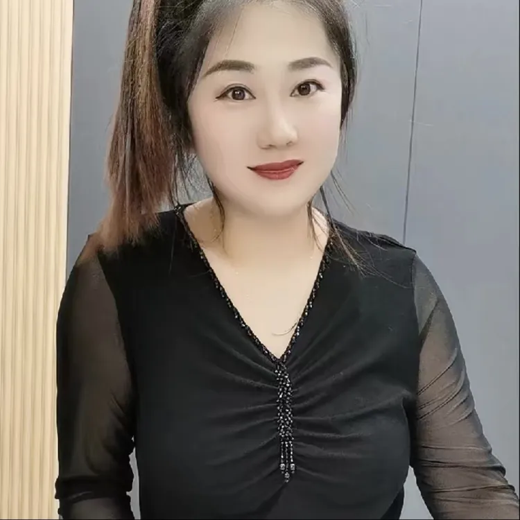 1600新款V领时尚大码百搭显瘦上衣