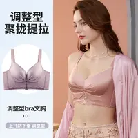院线高奢光泽缎面蕾丝桑蚕丝养护杯聚拢调整型内衣2512