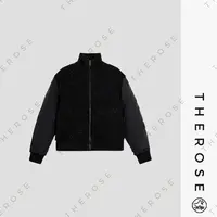 之柔【登陆计划】时尚保暖点子纱针梭拼接鹅绒外套秋冬立领羽绒服女