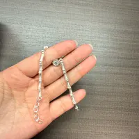 足银坊轻奢竹节莲蓬手链8号