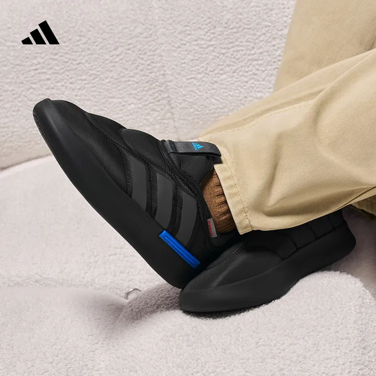 阿迪达斯 ADIPUFF面包鞋保暖防滑耐磨柔软舒适棉鞋adidas IF4229