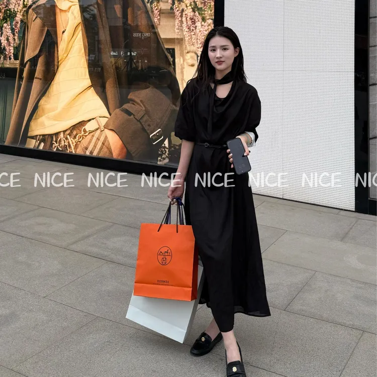 NICE【高级感】韩系百搭休闲连衣裙两件套