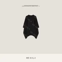 MRHALA 参佑山羊绒交织斗篷上衣女 LM310018