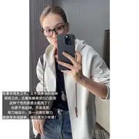 A美洋MEIYANG 洞洞卫衣 【商场同款】蜂窝肌理抗静电连帽外套-周二