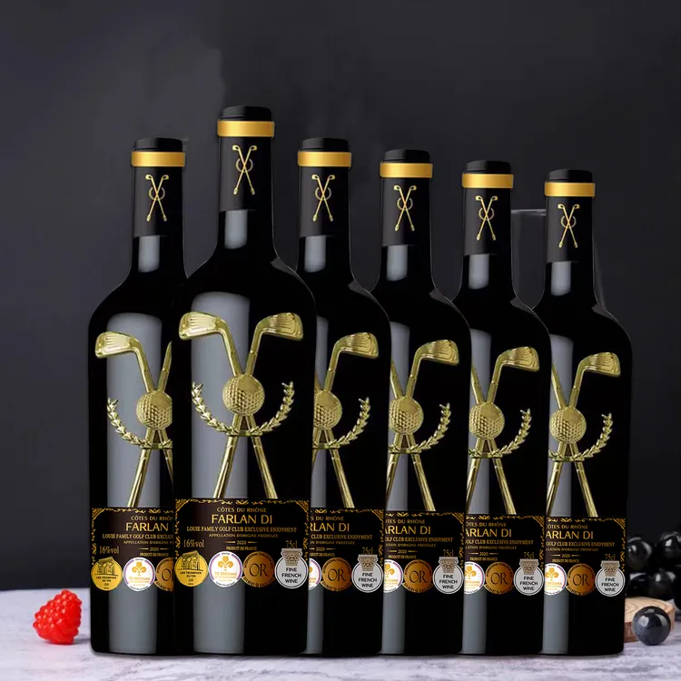 【户外发专属】高尔夫俱乐部尊享干红葡萄酒750ML*6