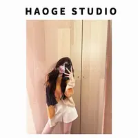 浩哥严选●拼色毛衣预HGX5MY2547A时尚休闲百搭宽松秋季圆领设计感