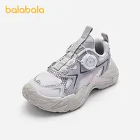 巴拉巴拉童鞋儿童运动鞋女童跑步鞋春秋鞋子透气网布鞋潮流户外鞋