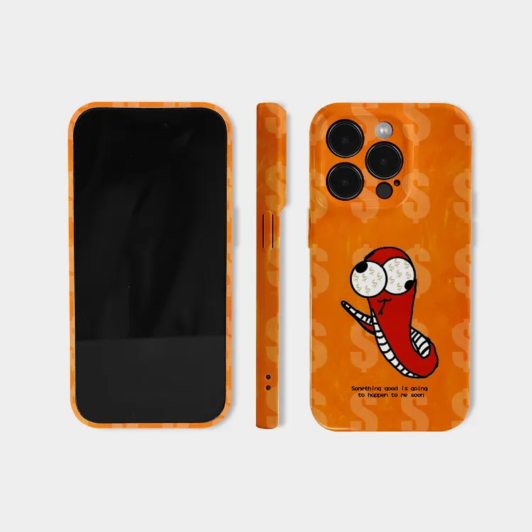 见钱眼开 适用iphone16promax蛇年壳2025新款外壳苹果15新年款本