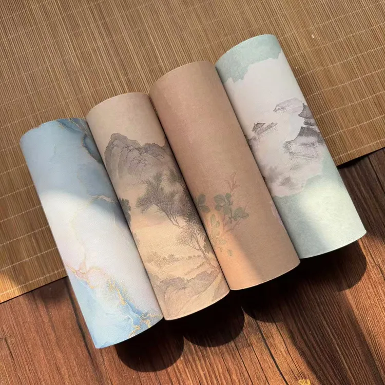 静德斋【迷你墩墩】【20米绢纸长卷】小楷行草书半生半熟作品宣纸