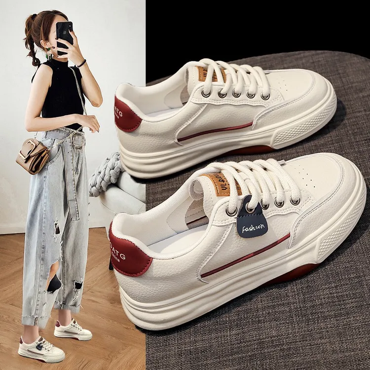 秋季新款厚底小白鞋女2025休闲运动鞋女818