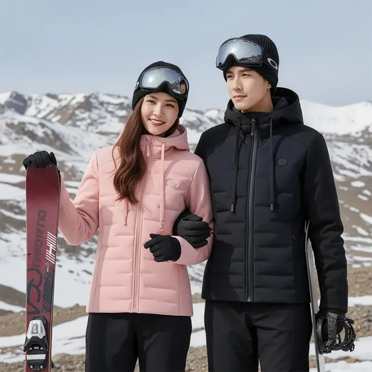 【崔万志】火山1号气绒服情侣保暖运动户外连帽休闲抗寒服#2529