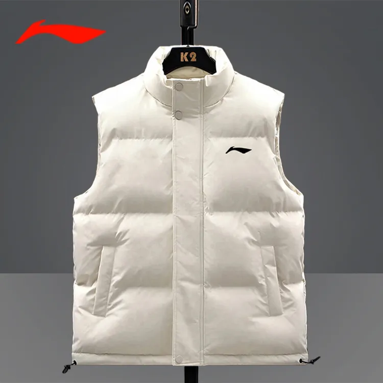 LN品牌男士马甲秋冬季加厚保暖情侣百搭棉背心无袖坎肩马甲外套女